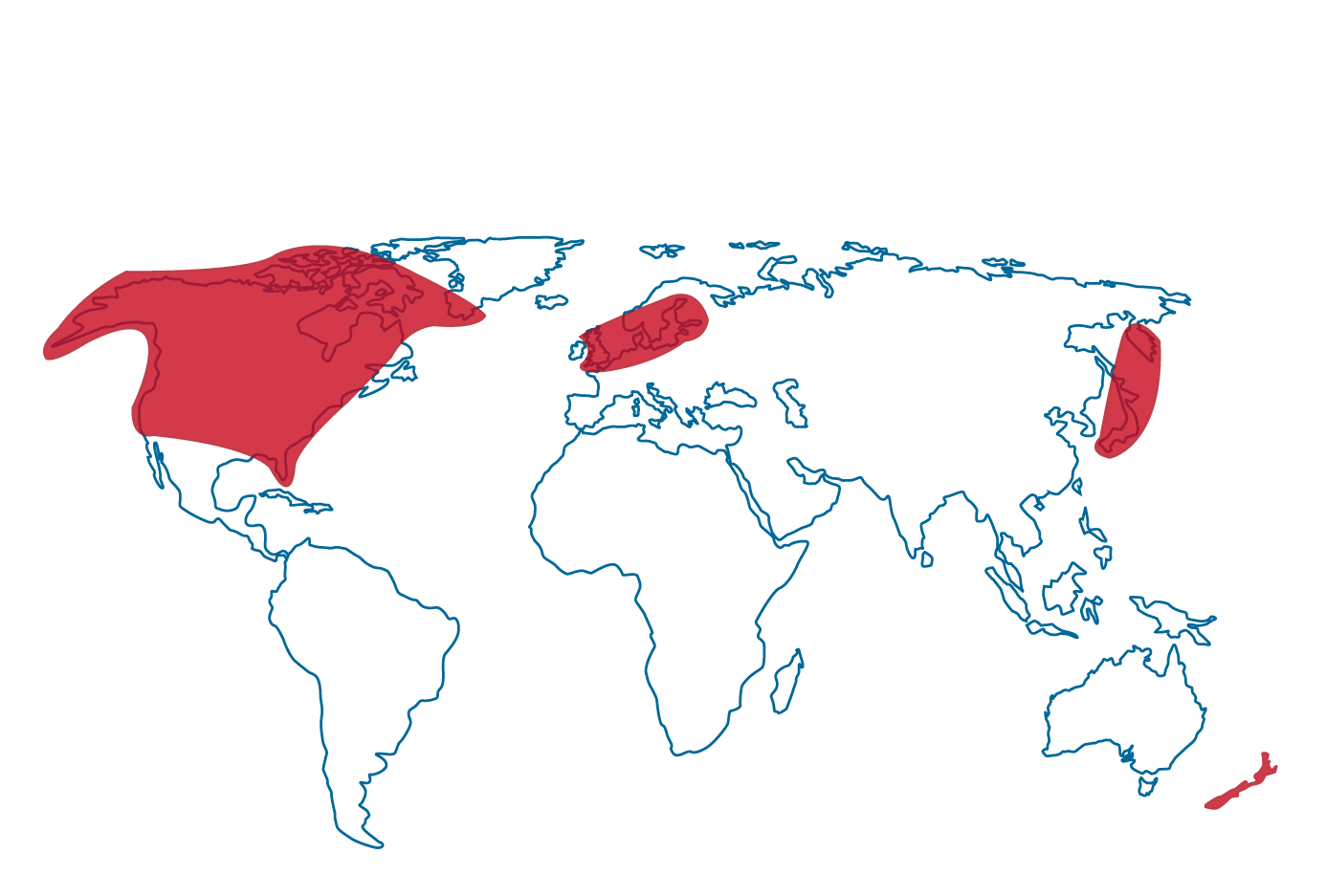 Verbreitungsgebiet: Kanadagans