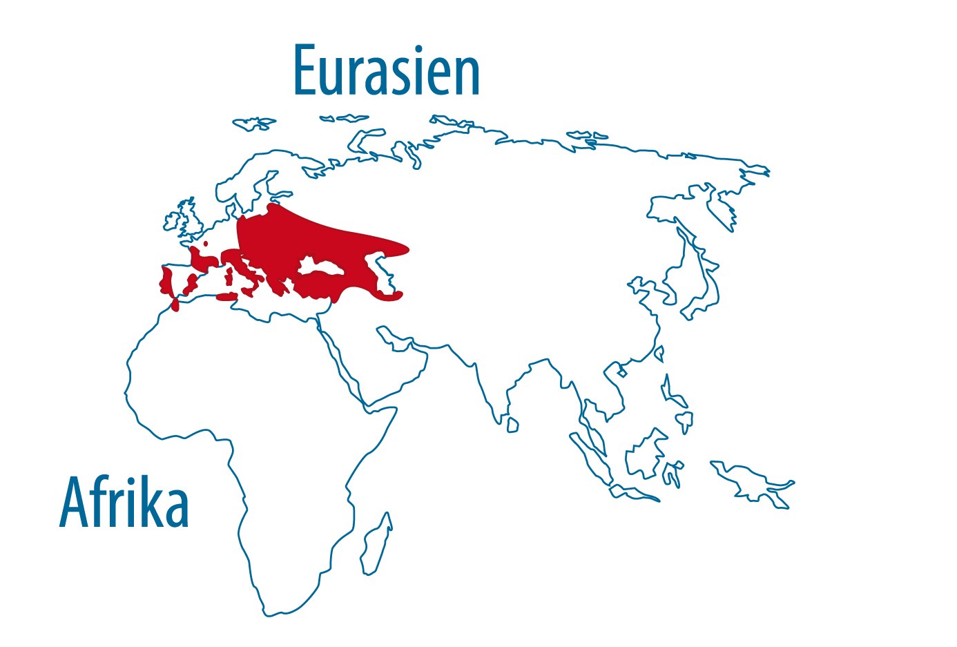 Verbreitungsgebiet: Europäische Sumpfschildkröte
